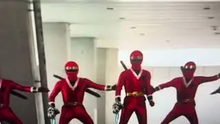 5 Aquitar red rangers vs  5 Gozyugers