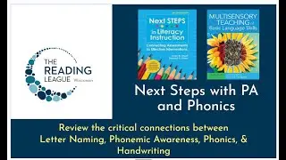 Next Steps in PA & Phonics: Inspired by Smartt and Glaser