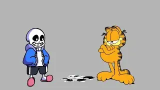 FNF: Bonehead but Sans and Garfield sings it (+FLM)