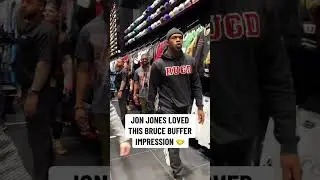 Jon Jones Loves Fan&rsquo;s Spot-On Bruce Buffer Impression! 😂👏 #UFC #JonJones