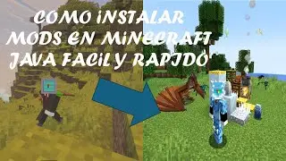 &iexcl;&iexcl;&iexcl;&iexcl;&iexcl;COMO DESCARGAR MODS EN MINECRAFT JAVA FACIL Y RAPIDO!!!!!!