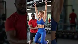 👀👉Russian Girl&rsquo;s Intense Pull-Up Training with Coach 💪🏋️ | #ytshorts #asmr #viralvideo #shorts #gym