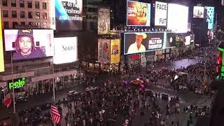 Carlovy Musicc Billboard Lights Up Times Square in NYC 