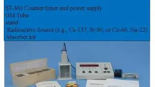 Back scattering of Gamma Rays experiment