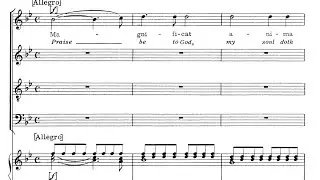 Francesco Durante, Magnificat a 4 in Si bemolle (score)