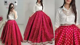 New skirt/lehenga cutting & stitching Wedding lehenga cutting & stitching/bridal lehenga #viral