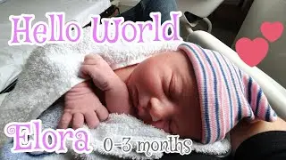 Baby Elora's journey in her new world - 0 to 3 months old