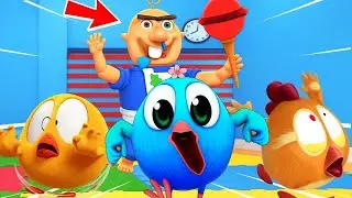 Chicky chukpa and Pingoo bird Plays | Baby Bobby Daycare! Roblox | #pingoobird #chukpa #chicky