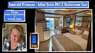 ⚓️Emerald Princess ⚓️Mini Suite D612 Stateroom Tour⚓️