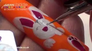 Nail Art Bunny Rabbit for Easter