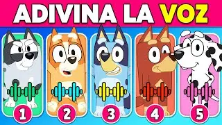 Adivina Los Personajes de Bluey por su Voz y Emojis ~ 😀Bluey💙Bingo❤️Bandit🥰Socks🐶