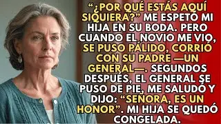 Mi Hija Me Humilló en Su Boda — Entonces el Padre del Novio, un General, Me Honró Públicamente