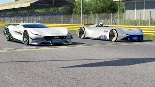 Jaguar Vision GT SV Concept 2020 vs Mercedes-Benz Vision EQ Silver Arrow Concept 2018