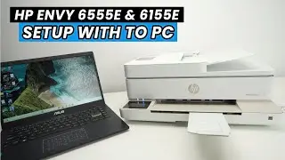 HP ENVY 6555e & 6155e: How to wifi setup Using Your PC Computer