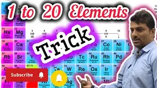 Trick to Learn Elements | Periodic Table | Short cut| one to twenty|