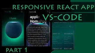 Creating a Responsive React Website: Navigation Menu with React JS and CSS | Part