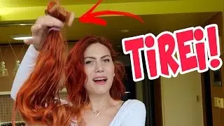 I TOOK OUT MY HAIR EXTENSIONS! WOW