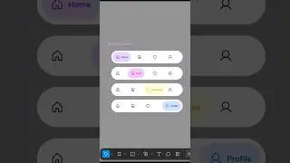 Button Navigation Bar Animation in Figma #shorts #figma