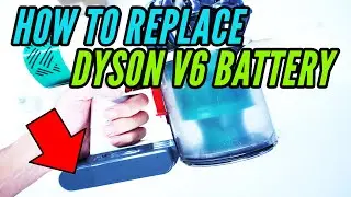 Как заменить аккумулятор Dyson V6 менее чем за 5 минут!
