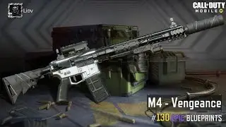 Cod Mobile: NEW Ghost lucky draw M4 VENGEANCE epic skin full showcase !