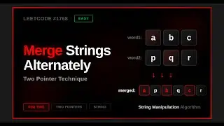 LeetCode 75 #1: Merge Strings Alternately | Python Solution
