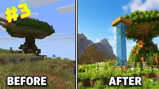 I TRANSFORMED MY TREE HOUSE | BEFORE AND AFTER | MINECRAFT | EP 3