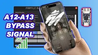 Frpfile ramdisk A12-A13 Bypass, usbliter8 exploit - icloud unlock with signal, iPhone passcode 