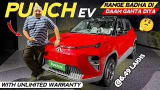Tata Punch EV Facelift 2026 &ndash; New Design, Bigger Range & Smart Features! New Interior Explained!