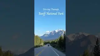 GORGEOUS MOUNTAIN VIEWS!! BANFF National Park, Canada #rvlife #canada #banff #mountains #vlog