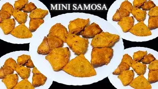 Mini Samosa Recipe | How to Make Crispy Mini Samosa | Evening Snacks | Samosa Recipe | Mini Samosa