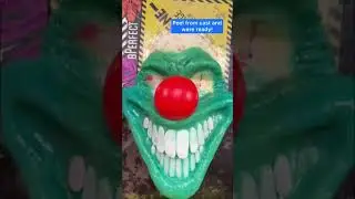 DIY CLOWN MASK 🤡 #scoobydoo #clown #makeup