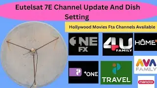 Eutelsat 7E New Channels Update 2025 | Dish Setting & Frequency Details 2025