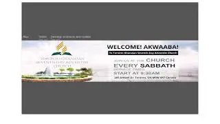 Toronto Ghanaian SDA Church Live Stream 18/06/2022