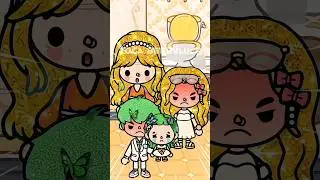 Grandma Only Likes Golden Hair✨️🥺, But😱💸💘 #tocaboca #tocalifeworld #shorts