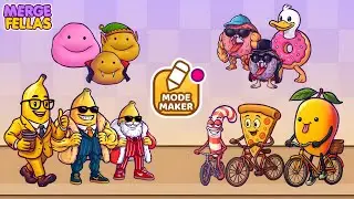 Merge Fellas Italian Brainrot 23 Maker Mode Evolution x3 Gameplay | NEW MODE &ndash; Reaching Max Level 