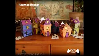Haunted house treat box for Halloween