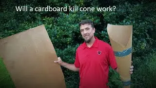 Easy chicken kill cones made from CARDBOARD!