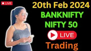 20th Feb Live Nifty 50 Trading | Banknifty Live Scalping | Trading Queen 👸