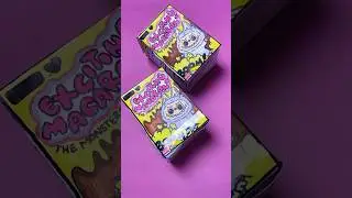 Unboxing labubu diy box for collectors ..#shorts #labubu  #papercraft #diy #trending