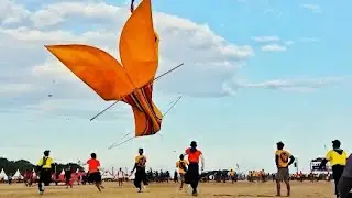 Bebean Big Size Part 01 - Sanur Nasional Internasional Kite Festival - Lomba Layangan Mertasari 2017