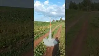 Запуск ракеты из России!#estes#warzone #war#russia#podarini#Rocket#Rocketengine#Space#flight#engine