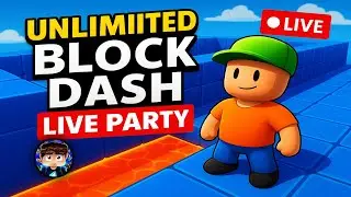 Only Block Dash with subscribers 🐱🐱 || Stumble guys Live 🔴@GamerArman07