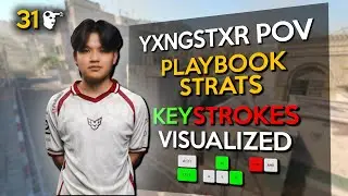 🔥YXNGSTXR POV IN DUST2! (KEYSTROKES VISUALIZED) - FACEIT GAMEPLAY | CS2 POV