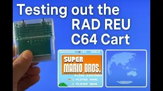 🧪 Testing out the 16MB RAD REU 💾 Commodore 64 Cartridge 🕹️ #oldschoolgaming #c64 #c64music #8bit