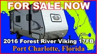 2016 Forest River Viking 17FB New Travel Trailer, Florida, Punta Gorda, Port Charlotte, Fort Myers