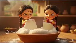 😍🥘Tiny Girls Making Chappathi Kuruma😍#cooking #miniature #food #minivlog 