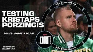 How the Mavericks should test Kristaps Porzingis' health in Game 1 | NBA Countdown