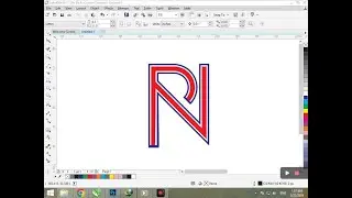 NP Logo in Corel Draw. Corel Draw Tutorial. #logo #logodesign #coreldraw