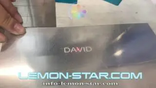 How to make labels on 304 Stainless plate