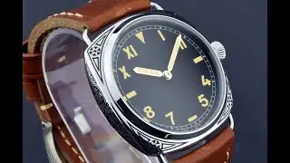 Parnis Marina Militare 47mm Polished Craved California Homage
